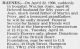 Walter John Haynes - Obituary Walter John Haynes - Obituary